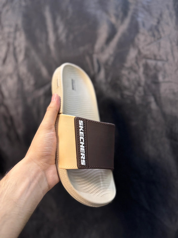 SKE-CHERS MEN’S SLIPPERS | HYPER BURST RECOVERY SOLE | “FOOT PAIN RELIEF”