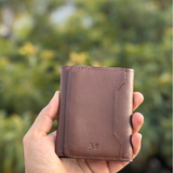 Triflex Pure Leather Magnetic Closure Wallet