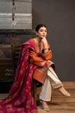 ZN-959 Summer 3PC Lawn Embroidered Suit with Printed Shawll (unstitch)