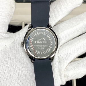 Heyri - Silicone Strap Date & Day Watch For Men