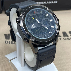 EDF-3689 Dual Time ( Analog & Digital ) Straps Watch