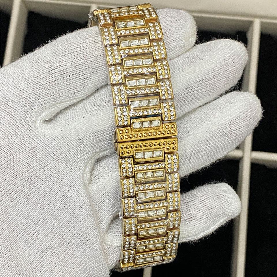PP - Iced Out Self Winding Luxury Chain Watch