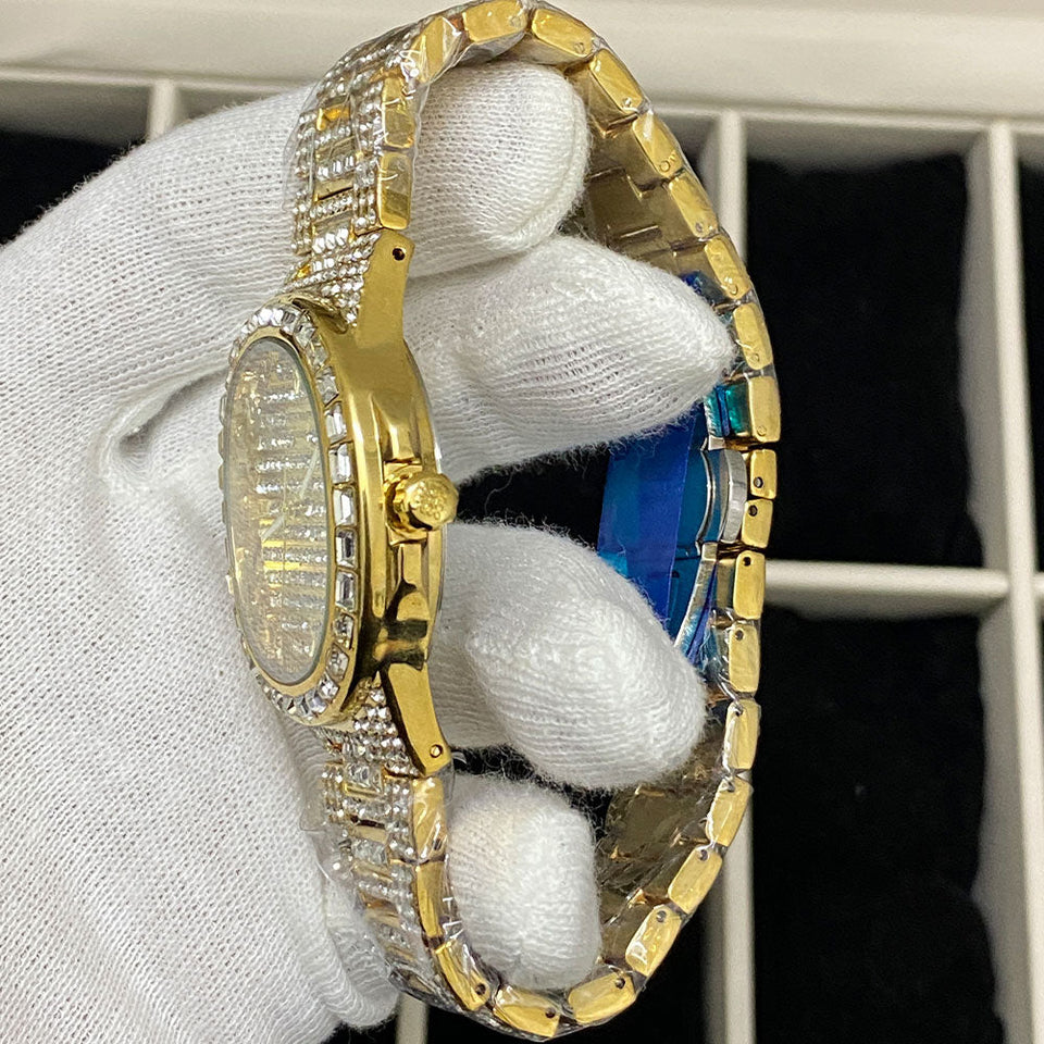 PP - Iced Out Self Winding Luxury Chain Watch