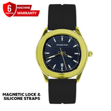 Universe Point Nautilus Silicone Straps &  Magnetic Lock Watch For Men
