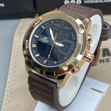 EDF-3689 Dual Time Straps Watch For Men