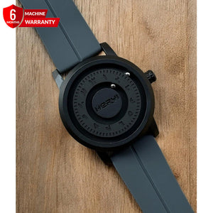 Revolutionary Bearing - Full Steel Magnetic Lock & Silicone Rubber Straps Watch