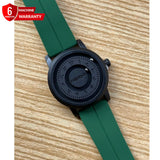 Revolutionary Bearing - Full Steel Magnetic Lock & Silicone Rubber Straps Watch