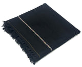 Brandy Wear Speical Men's Winter Pashmina Woolen Shawl - (Black) - JS-01
