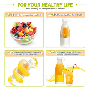 Portable Juicer Blender & Milkshake Maker Rechargeable