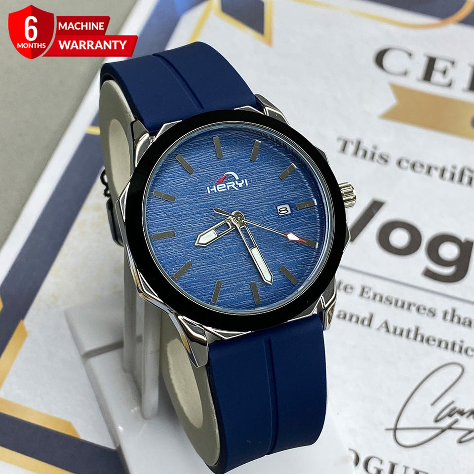 Heyri -  Silicone Rubber Straps & Magnetic Lock Wrist Watch