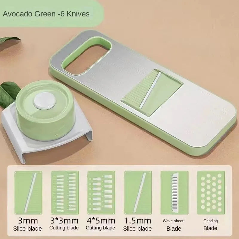 5-in-1 Multifunctional Stainless Steel Vegetable Cutter