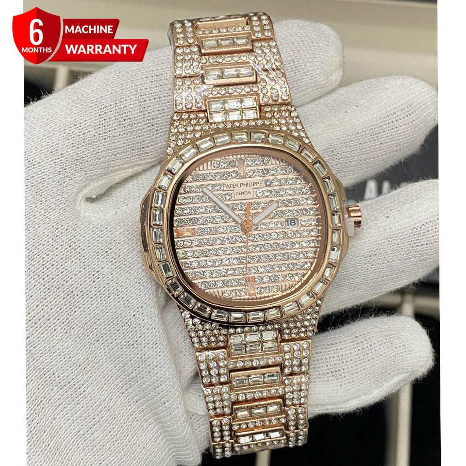 PP - Iced Out Self Winding Luxury Chain Watch