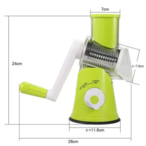 TableTop Drum Grater Chopper Cutter & Slicer