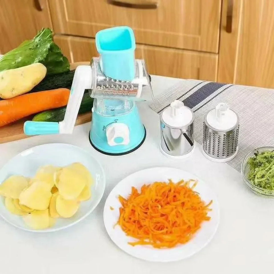 TableTop Drum Grater Chopper Cutter & Slicer