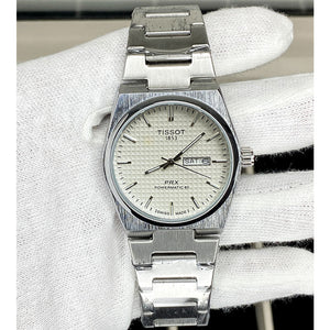 Tis-1853 Swiss Made PRX Powermatic Date & Day Chain Watch