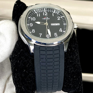 Heyri - Silicone Strap Date & Day Watch For Men