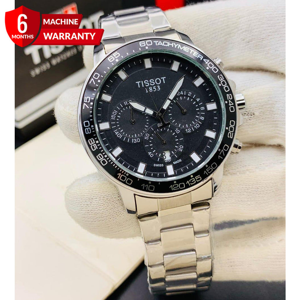 Tis-Chronograph Stainless Steel Chain Men's Watch