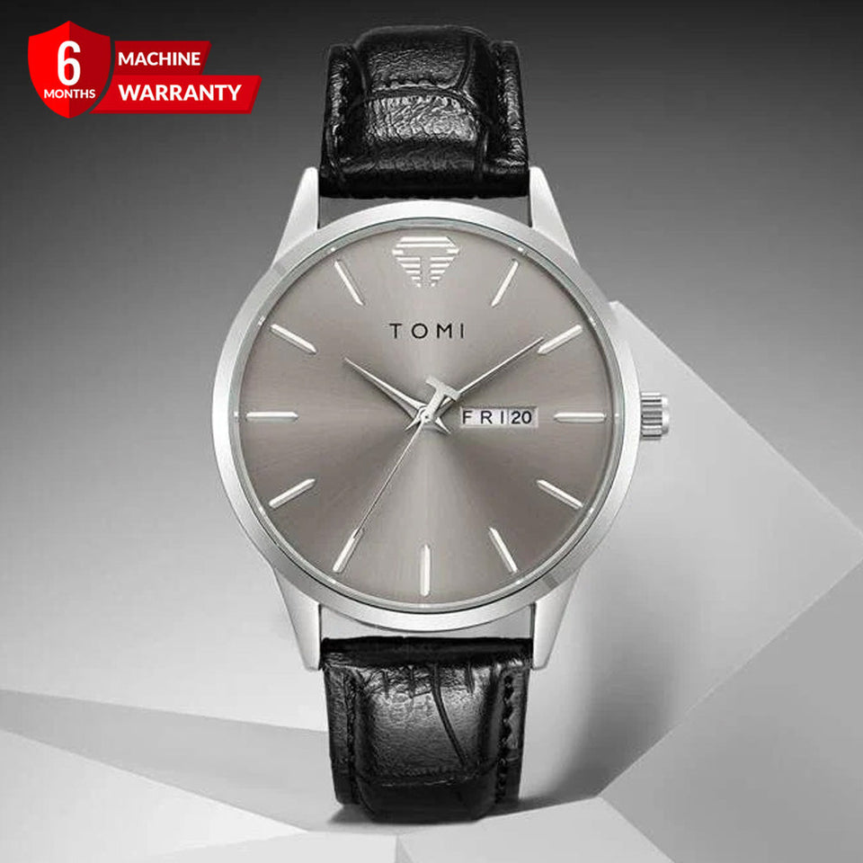 TOMI T-045 Orignal Men's Watch Date & Day Quartz Straps Watch