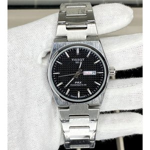 Tis-1853 Swiss Made PRX Powermatic Date & Day Chain Watch