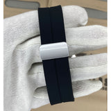 Universe Point Magnetic Lock & Silicone Rubber Straps Watch