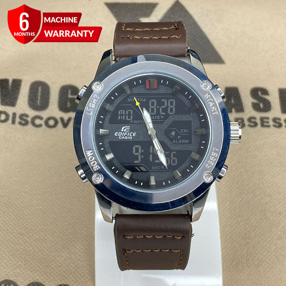EDF-3689 Dual Time ( Analog & Digital ) Straps Watch