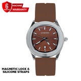 Universe Point Nautilus Silicone Straps &  Magnetic Lock Watch For Men