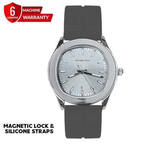 Universe Point Nautilus Silicone Straps &  Magnetic Lock Wrist Watch