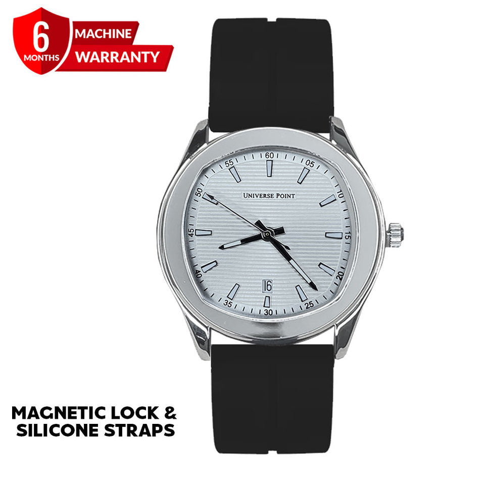 Universe Point Nautilus Silicone Straps &  Magnetic Lock Watch For Men