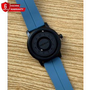 Revolutionary Bearing - Full Steel Magnetic Lock & Silicone Rubber Straps Watch