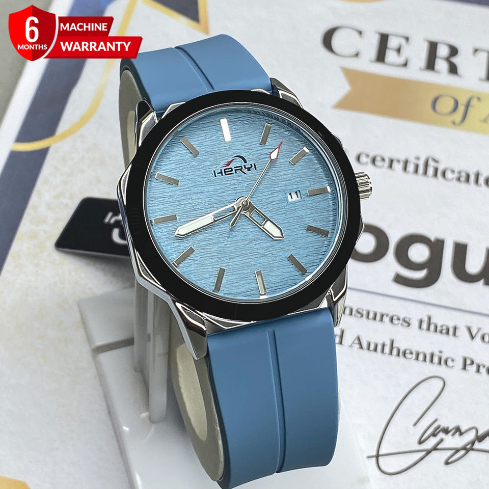 Heyri -  Silicone Rubber Straps & Magnetic Lock Wrist Watch