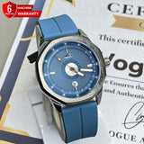 Heyri -  Magnetic Lock & Silicone Rubber Straps Magnetic Watch For Men