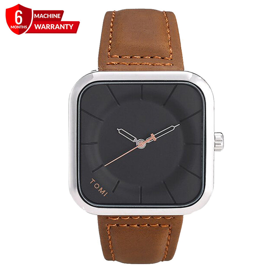 TOMI Original T093-Square Dial Straps Watch for Men