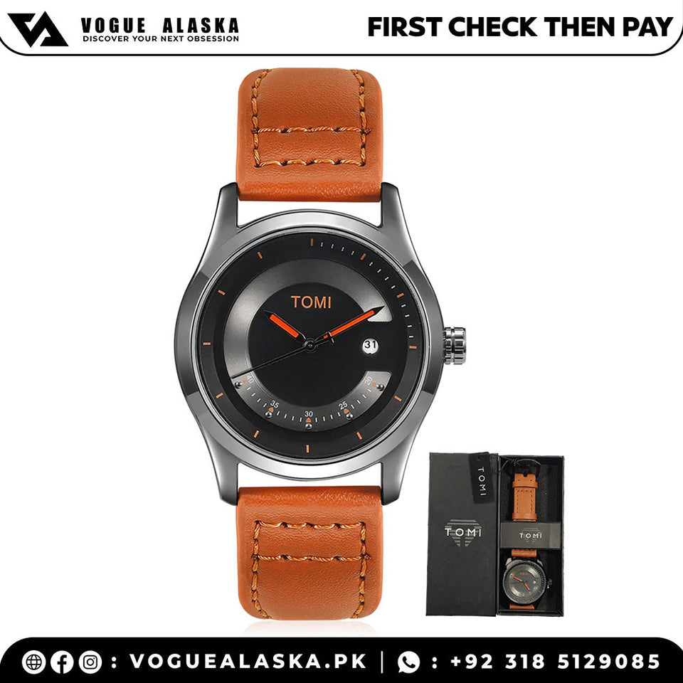 TOMI T-099 Straps Wrist Watch For Men