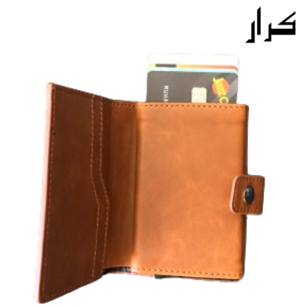 PU Bifold Leather Wallet & Pop up card holder