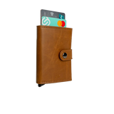 PU Leather Wallet & Pop up card holder with Strap & Cash Pocket