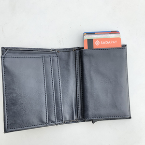 PU Bifold Leather Wallet & Pop up card holder