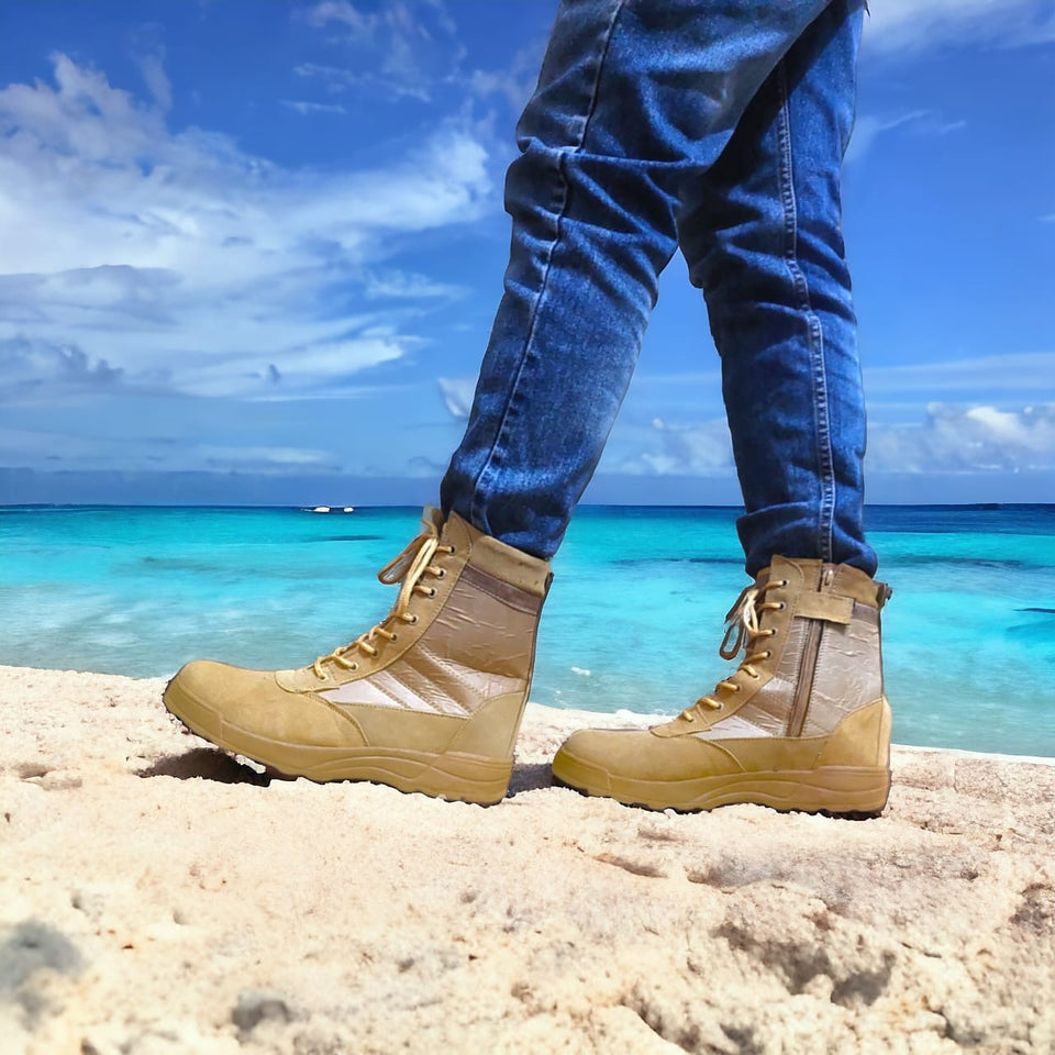 Men's Comfortable Tactical Long Boots