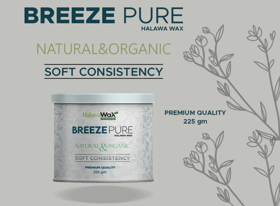 Breeze Pure Halawa Wax - Safe & Effective Hair Removal for All Skin Types (225g)