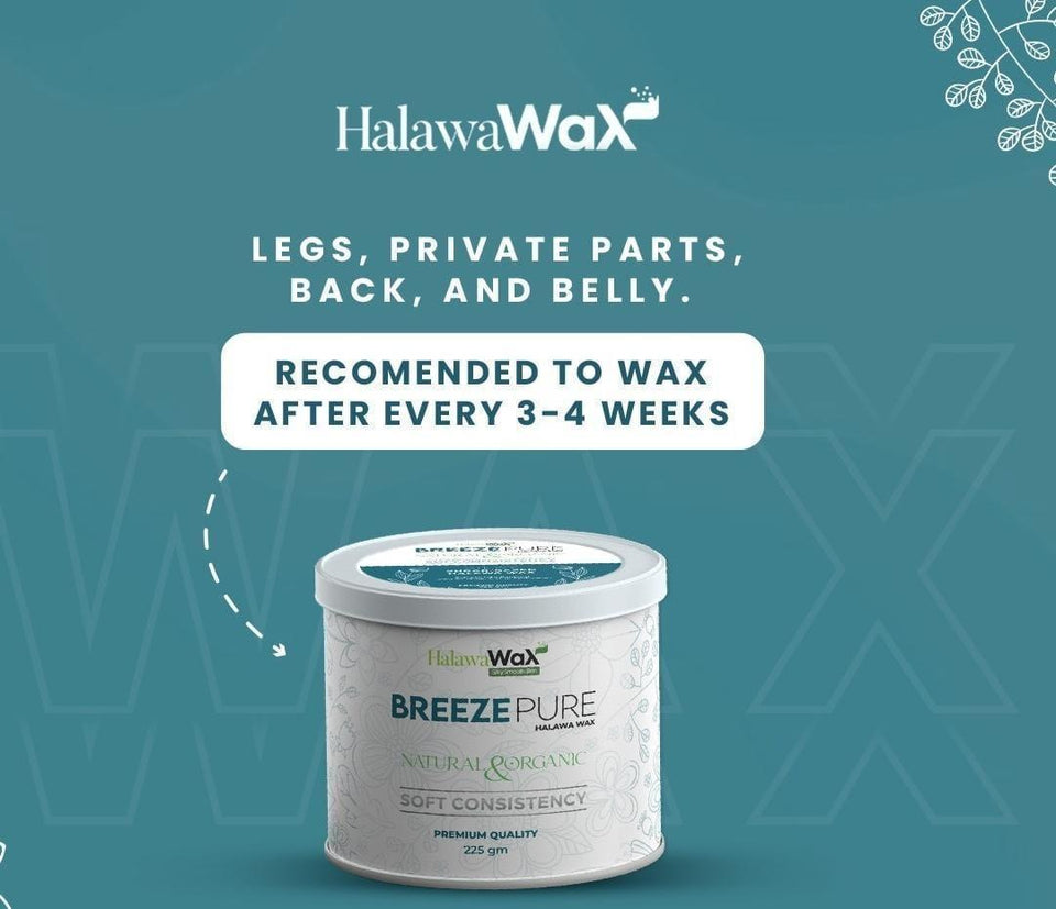 Breeze Pure Halawa Wax - Safe & Effective Hair Removal for All Skin Types (225g)