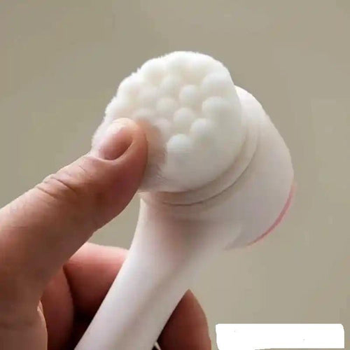 Pink Face Cleaner Brush for Deep Cleansing & Dead Skin Removal - Pack of 1