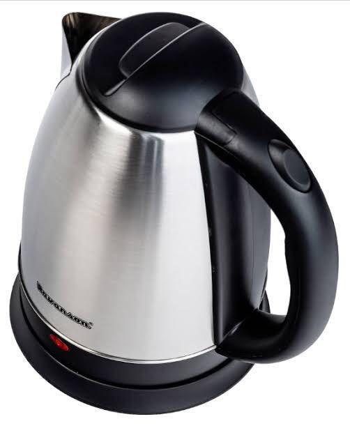 Cordless Electric Kettle - 1 Pc Stainless Steel Portable Design