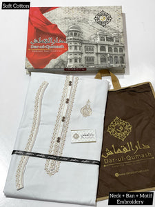 SOFT COTTON EMBROIDERY COLLECTION MEN`S (Unstitch) DQ-07