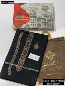 SOFT COTTON EMBROIDERY COLLECTION MEN`S (Unstitch) DQ-01