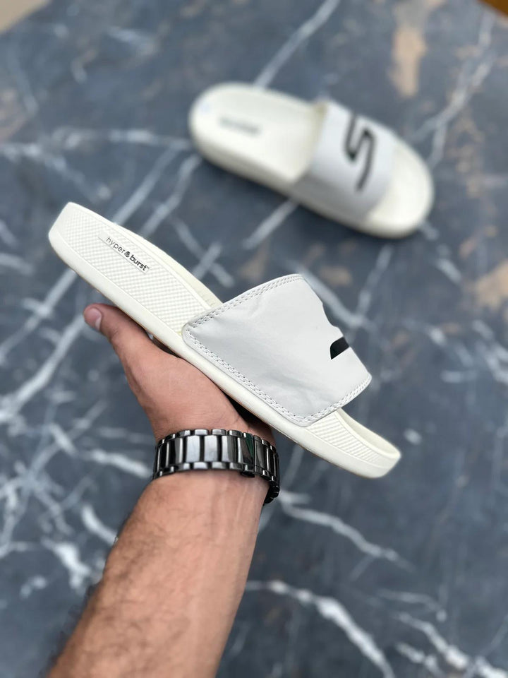 Skecher's hyperburst slides Beige- YD