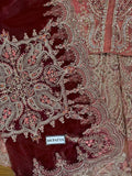 Unstitched Mbroidered | Salmon Pink BD-2701