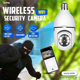 Wireless Wifi LED Bulb Security Camera 360 Degree