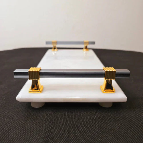 Carrara White Marble Tray