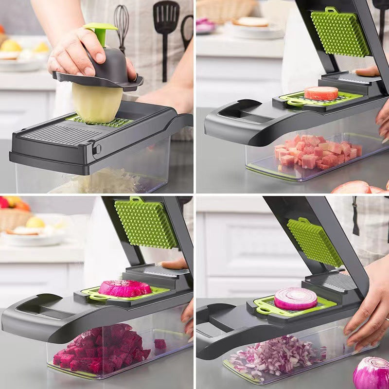 16-in-1 Multifunctional Vegetable Chopper Cutter Slicer