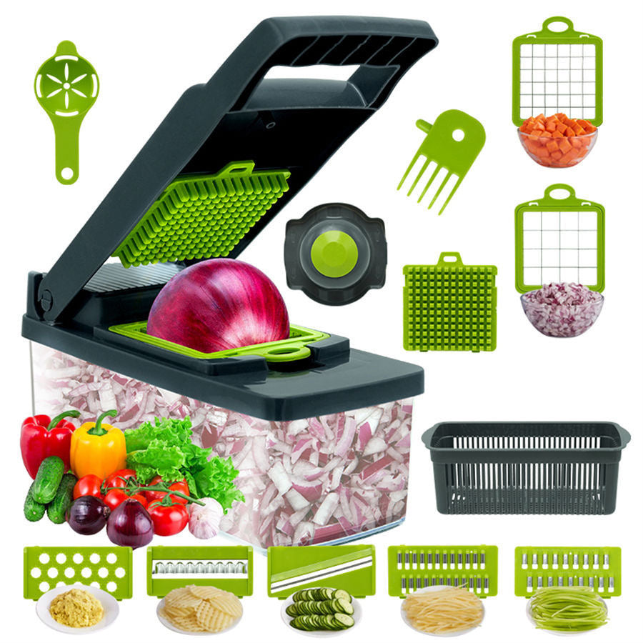 16-in-1 Multifunctional Vegetable Chopper Cutter Slicer