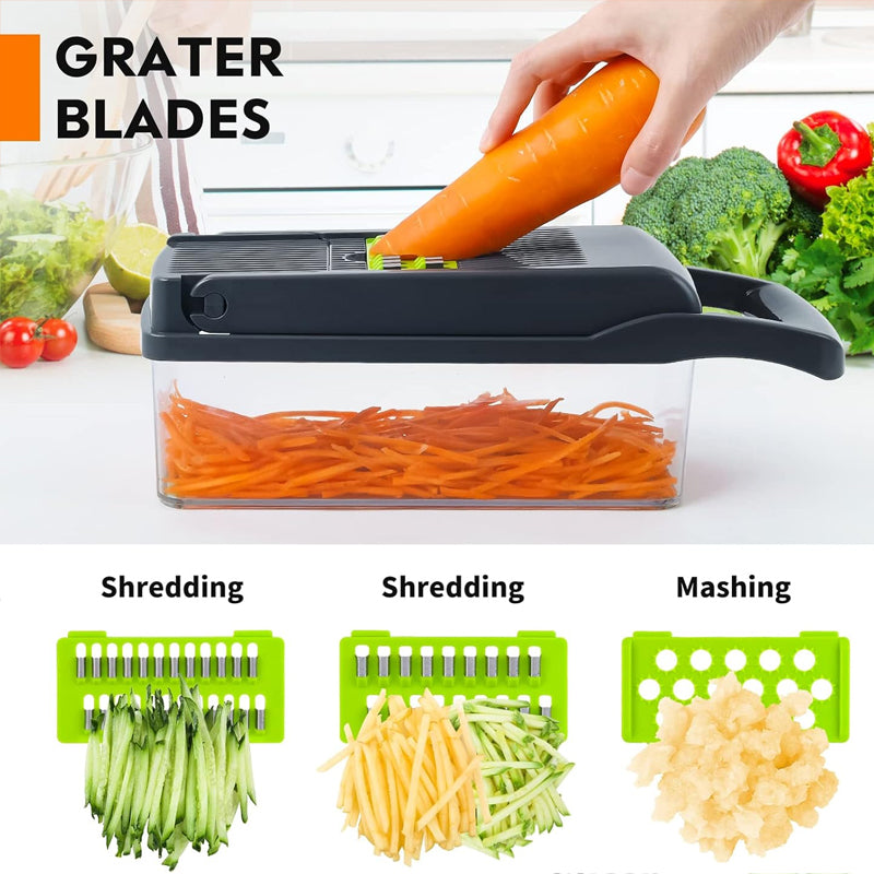 16-in-1 Multifunctional Vegetable Chopper Cutter Slicer